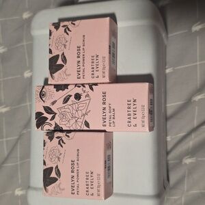 NWT Crabtree & Evelyn Pink Lip Care Trio